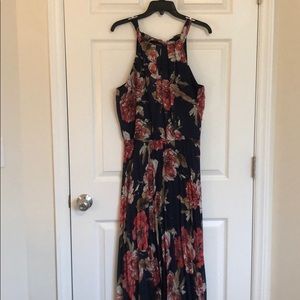 Formal floral maxi dress